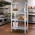 Thumbnail image #2 for New Age H.D. Series Heavy-Duty 4-Tier All-Welded Aluminum Shelving Unit, 42 x 24 x 72 Inches