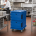 Thumbnail image #3 for Cambro Ultra Camcart® Double-Compartment Front-Loading Insulated Food Pan Carrier, 90 Qt., Navy Blue