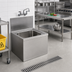Thumbnail image #2 for Eagle Group Floor-Mounted 304 Stainless Steel Mop Sink with 20 x 16 x 8 Inch Bowl