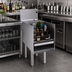 Thumbnail image #2 for Glastender Free Standing Stainless Steel Liquor Steps, 12
