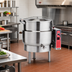Thumbnail image #3 for Vulcan K60EL Electric 60-Gallon Stationary Steam Kettle, 2/3 Jacketed, 316 Stainless Steel Liner, Tri-Leg Floor Model