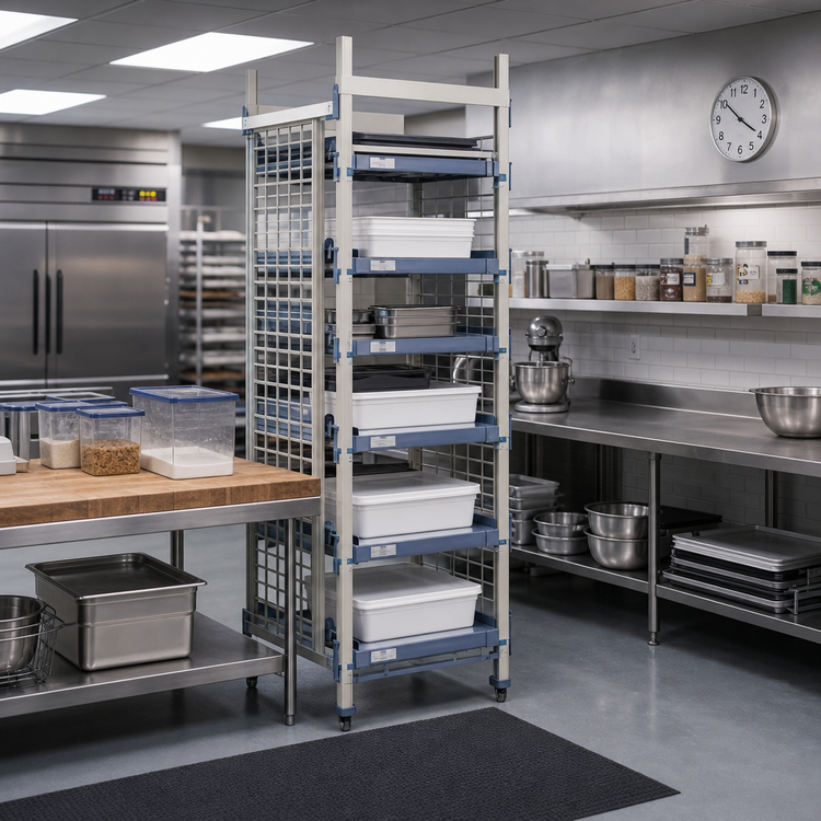 Product image #2 for MetroMax Top-Track Stationary Intermediate Unit Kit, 24 Inches Wide