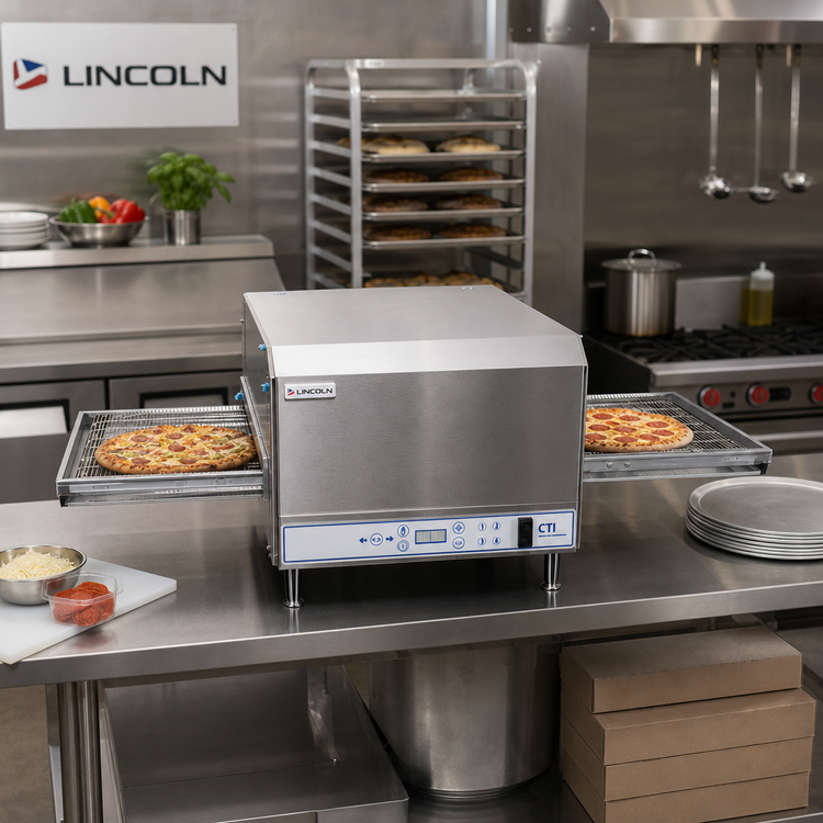 Product image #2 for Lincoln Foodservice DCTI 2500 Series Ventless Digital Countertop Impinger Conveyor Oven, Single-Deck, 20-Inch Baking Chamber