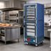 Thumbnail image #2 for Metro C5 3 Series Insulation Armour Full-Height Mobile Heated Holding & Proofing Cabinet, Low Watt, Blue, Dutch Clear Doors