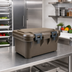 Thumbnail image #3 for Cambro S-Series Ultra Pan Carrier Top-Loading Insulated Food Pan Carrier, 1 GN Full-Size/Fractional Pan, 8-Inch Deep, Dark Brown