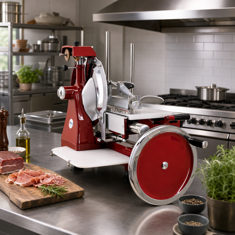 Product image #3 for Volano Trento 14-Inch Flywheel Manual Meat Slicer
