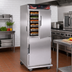 Thumbnail image #2 for Mobile Insulated Heated Holding Cabinet with Top-Mount Heater, 12 Universal Angle Slide Sets, and Reversible Dutch Doors