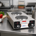 Thumbnail image #2 for Nemco Vertical Double Burner Electric Hot Plate, Brushed Stainless Steel, 25-1/2 Inch W, 240V
