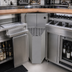 Thumbnail image #2 for Glastender Inside Corner Wedge Underbar Drainboard, 19-Inch Deep, 15° Angle, Stainless Steel, No Legs