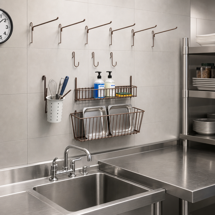 Product image #2 for Metro SmartWall Sink Accessory Kit #1, Metroseal Gray Finish