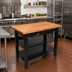 Thumbnail image #3 for John Boos Appalachian Red Oak Country Work Table with Painted Base, 48 x 30 x 34-3/4 Inches