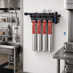 Thumbnail image #2 for Everpure EV976114 High-Capacity Fountain Chloramines Reduction Filtration System, 5 Micron, 4-Filter, 5.1-6.8 GPM
