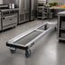 Thumbnail image #2 for Metro 72-Inch x 18-Inch Aluminum Truck Dolly Frame with Wraparound Bumper