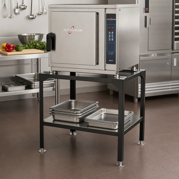 Product image #1 for Alto-Shaam Seismic Equipment Stand with Shelf for AR-7T