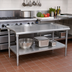 Thumbnail image #2 for John Boos Stallion 18-Inch x 30-Inch x 24-Inch Stainless Steel Equipment Stand with Adjustable Undershelf