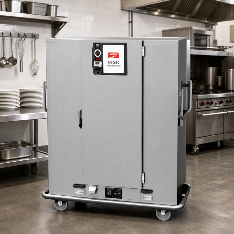 Product image #2 for Metro MBQ-90 Electric Heated Banquet Cabinet, Single Door, 90 11-Inch Plate Capacity