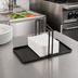 Thumbnail image #3 for American Metalcraft Black Weighted Napkin Holder, 9-Inch Long