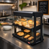 Thumbnail image #2 for Hatco Glo-Ray Countertop Hot Food Display Warmer with Slanted Heated Base and Heated Glass Shelf