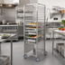 Thumbnail image #2 for Winco Mobile Aluminum Sheet Pan Rack, 30 Full-Size / 60 Half-Size Pan Capacity