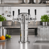 Thumbnail image #2 for Mini Mushroom 5-Faucet Air-Cooled Countertop Draft Dispensing Tower, Mirror Finish
