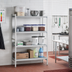 Thumbnail image #2 for Fermostock 4-Tier Corner Expansion Polymer Shelving Kit, 66 In. H x 35 In. W x 22 In. D