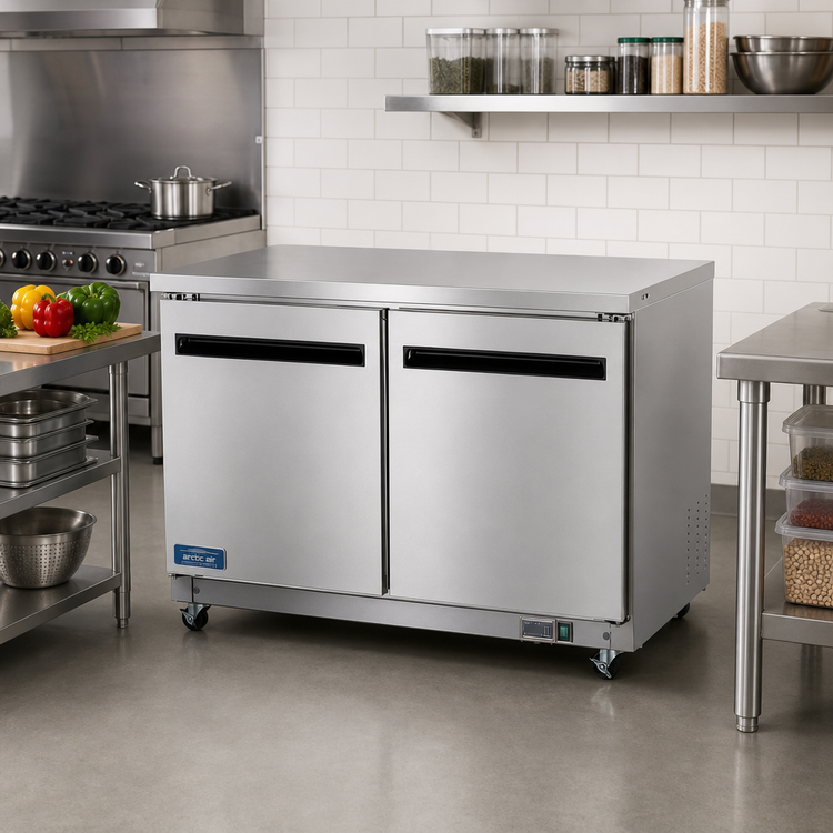 Product image #2 for Arctic Air AUC48F 48.25-Inch Two-Section Undercounter Worktop Freezer, 10.1 Cu. Ft.