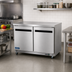 Thumbnail image #2 for Arctic Air AUC48F 48.25-Inch Two-Section Undercounter Worktop Freezer, 10.1 Cu. Ft.