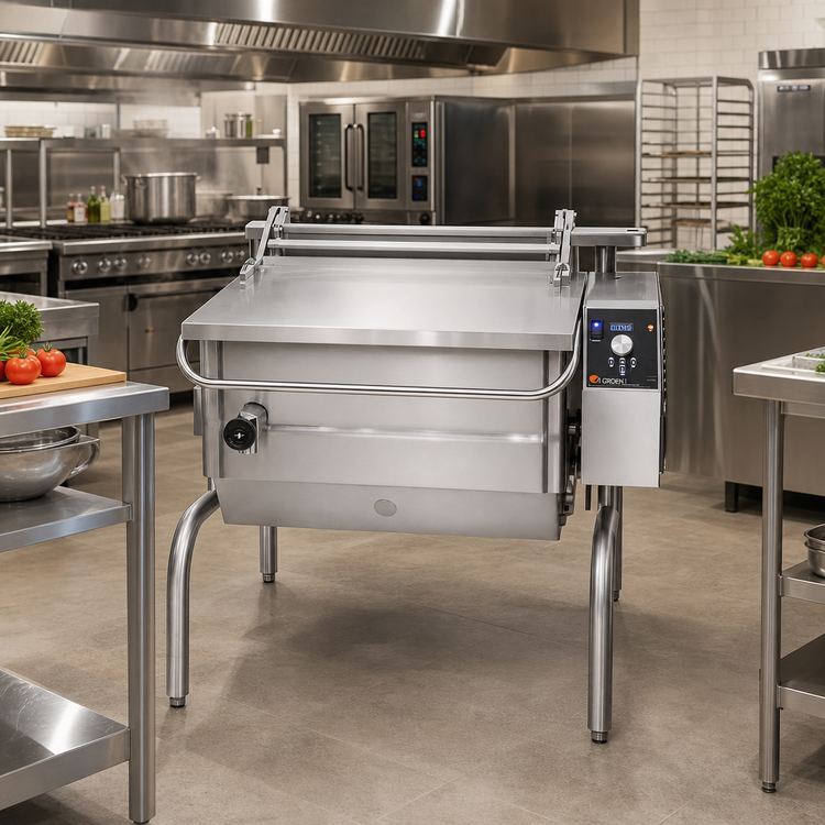 Product image #2 for Groen Electric 40-Gallon Braising Pan and Tilt Skillet with Advanced Electronic Controls