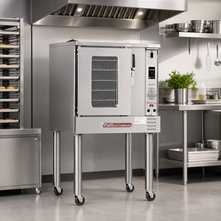 Product image #2 for Southbend Platinum Series Half-Size Single Deck Electric Convection Oven, 7.5 kW, Standard Controls, Ventless