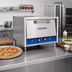 Thumbnail image #3 for Bakers Pride HearthBake Series Countertop Electric Single-Compartment Pizza Oven with Cordierite Hearth Deck