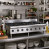 Thumbnail image #2 for Garland Starfire 48-Inch Heavy-Duty Gas Countertop Hotplate with 8 Open Burners