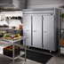 Thumbnail image #2 for Beverage Air Horizon Series Three-Section Solid Door Reach-In Refrigerator, 71.52 Cu. Ft., Top-Mounted Self-Contained