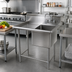 Thumbnail image #2 for John Boos Pro-Bowl 1-Compartment Sink with Left Drainboard, 24