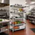 Thumbnail image #2 for MetroMax i 5-Shelf Open Grid Polymer Starter Shelving Unit, 48