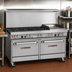 Thumbnail image #2 for Southbend Ultimate 60-Inch Gas Restaurant Range with 5 Burners, 24-Inch Griddle, and 2 Convection Ovens