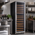 Thumbnail image #3 for Eurodib Urban Style Dual-Zone Reach-In Wine Cabinet, 154-Bottle Capacity