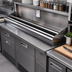 Thumbnail image #2 for Krowne Royal Series 60-Inch Double Built-In Stainless Steel Speed Rail