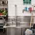 Thumbnail image #2 for Mop Sink Service Faucet with Vacuum Breaker, 8 Inch Center, 1/2 Inch NPT Female Inlets
