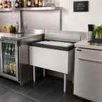 Thumbnail image #2 for Perlick Corporation Tobin Ellis Signature TSC36IC10 36-Inch Stainless Steel Underbar Ice Chest with Concealed 10-Circuit Cold Plate, 78-lb Capacity