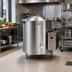 Thumbnail image #2 for Legion LEC-40 40-Gallon Insulated Electric Self-Contained Stationary Steam Kettle, 2/3 Jacketed