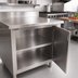 Thumbnail image #2 for BK Resources Optional Removable Stainless Steel Shelf for 36 x 60 Cabinet Base Chef Tables