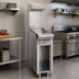 Thumbnail image #2 for 24-Inch Heavy Duty Gas Spreader Cabinet with Open Base and Bottom Shelf