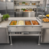 Thumbnail image #2 for Vollrath Short-Side 4-Pan Drop-In Hot Well with Infinite Controls, Auto-Fill and Manifold Drain