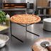Thumbnail image #2 for American Metalcraft 12-Inch Square Black Universal Pizza Stand, 7-Inch High