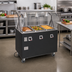 Thumbnail image #2 for Vollrath 2-Series Affordable Portable Deluxe 3-Well Hot Food Station with Buffet Breath Guard and Enclosed Base