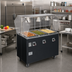 Thumbnail image #2 for Vollrath 2-Series Affordable Portable Deluxe 3-Well Sealed-Well Mobile Hot Food Station with Breath Guard