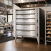 Thumbnail image #2 for Blodgett 981-951 Two-Section Three-Deck Gas Deck Oven with 42 x 32 Inch Deck Interiors