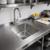 Thumbnail image #2 for John Boos Weld-In Undermount 1-Compartment Stainless Steel Sink