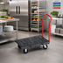 Thumbnail image #2 for Rubbermaid Commercial Products Heavy Duty Black Platform Truck, 48 x 24 Inch Deck, 2000 lb. Capacity
