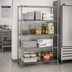 Thumbnail image #2 for Metro Super Erecta 60 x 21 x 63 Inch Stationary Starter Wire Shelving Unit, 4 Shelves, Gray Epoxy-Coated with Microban